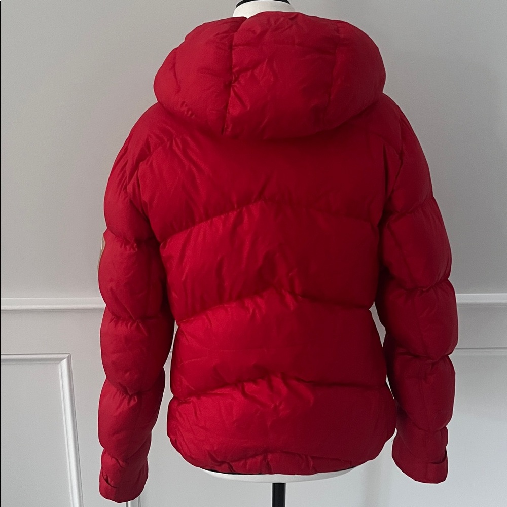 DKNY Vintage Y2K Down Filled Red Puffer Jacket - Picture 2 of 10